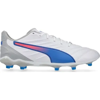 Kopačky PUMA Fotbalové boty Puma King Pro FG/AG 43 BÍLÁ|MODRÁ|ŠEDÁ