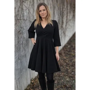 Dámské šaty Kulišárny Šaty SOFIE black VELIKOST: 36-38