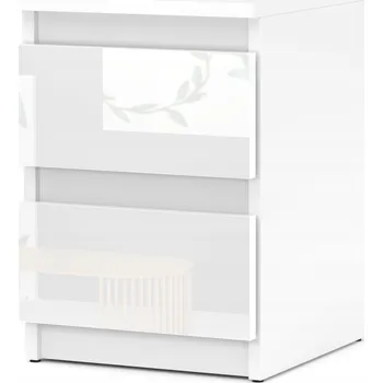 Noční stolek Noční Stolek Bílý Lesklý Stolek