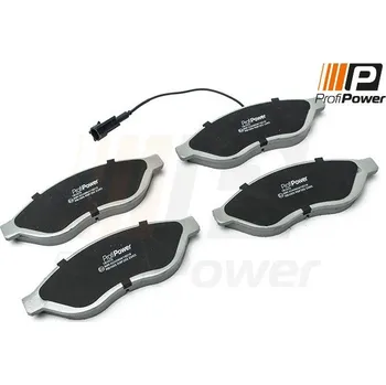 Brzdová destička Sada brzdových destiček, kotoučová brzda ProfiPower 1B1010