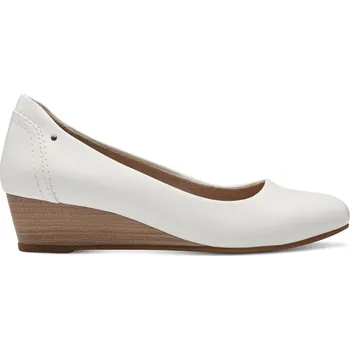 Dámská obuv Dámské lodičky na klínku stélka šíře H 8-22376-42-100 JANA bílé #Velikost: 38