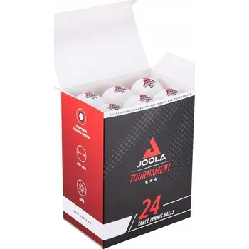 Pingpongový míček Míčky na stolní tenis JOOLA Tournament 40+ 24 ks bílé OS