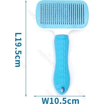 Kartáč pro zvířata Drátěný kartáč Nobleza s pogumováním 19,5 cm