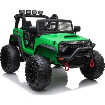 Dětské elektrovozidlo Elektrické autíčko Jeep Brothers zelené