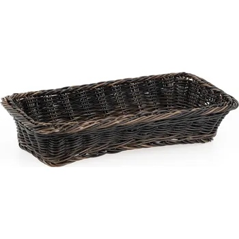 TECHNICA Košík obdélníkový z polyratanu GN 1/3 325x176x65 mm, černohnědý | TECHNICA, Gold Line