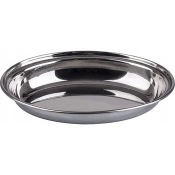 Hluboká ocelová mísa stříbrná 17 x 12 x 3 cm