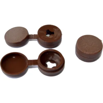 Šroub Krycí rozeta, záslepka na vruty Wkręt-Met Klimas hnědá, 100 ks