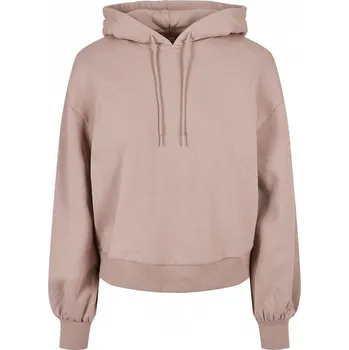 Dámská mikina Dámská oversize mikina Build Your Brand se širokými rukávy se spadlými rameny Barva: růžová jemná, Velikost: 3XL BY183