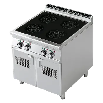 Sporák Sporák indukční elektrický 4x plotýnka s podestavbou 400 V | RM - PCI-78ET