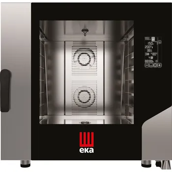 konvektomat EKA Konvektomat - parní, elektrický, 6x600x400, 10.4 kW, 400V, 850x970x850 mm, černý | EKA, Millennial Black Mask