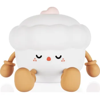 Hračka pro nejmenší Zopa Silikonová LED noční lampička vel. M Muffin