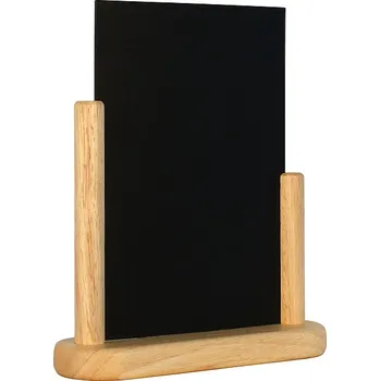 výuková tabulka CONTACTO Tabule na menu s dřevěným podstavcem, přírodní 210x150 mm | CONTACTO, 7685/210