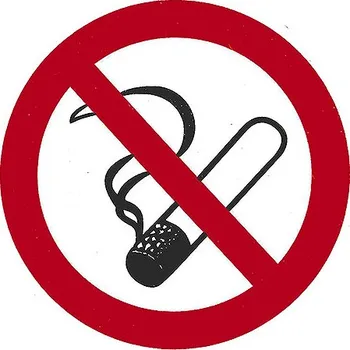 Informační tabulka CONTACTO Tabulka, piktogram: "Zákaz kouření", průměr 100 mm | CONTACTO, 7675/012