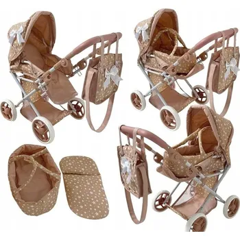 Kočárek pro panenku Kočárek pro panenky 2 v 1 MarioToys 9346