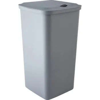 Odpadkový koš Odpadkový koš s výklopným víkem, odpadkový koš Altom Design šedý 24 l