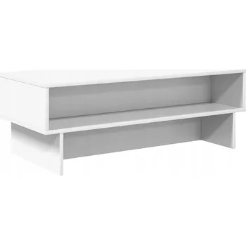 Konferenční stolek Konferenční stolek bílý 100 x 46 x 35 cm, dřevěný materiál