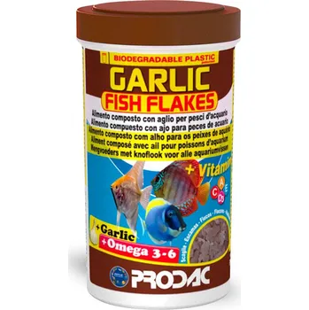 Krmivo pro rybičky Prodac Garlic Fish Flakes - 20g