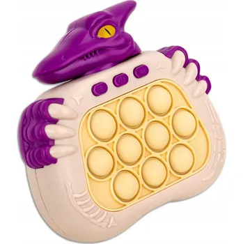 POP IT Elektrická hra POP IT POPIT Dino - Antistresová, zručnostní, svítící MEGA