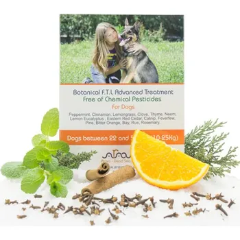 Antiparazitikum pro psa Arava Bylinné antiparazitní pipety pro psy 10-25 kg 4x6ml