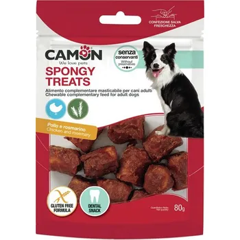 Pamlsek pro psa Camon Treats&Snacks Dog - Spongy kousky kuřecí 80 g