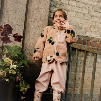 Chlapecká mikina LIEWOOD Nolan Dětská fleecová mikina Berry/Pale Tuscany Velikost (od výrobce): 98