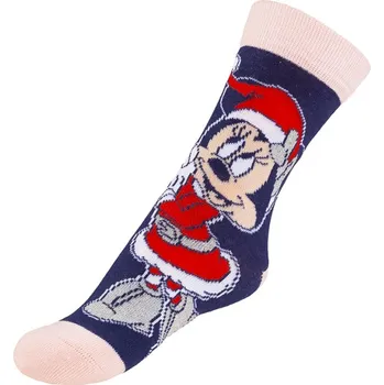 Dámská móda Bellatex Ponožky dětské Minnie 2 Tmavě modrá,Červená,Stříbrná, rozměr 23-26