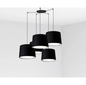 FARO CONGA závěsné svítidlo, černá, 5L