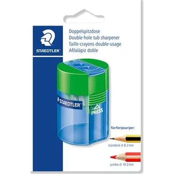 Ořezávátko Ořezávátko dvojité Staedtler odstíny žluté a zlaté, zelené