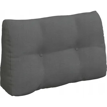 Polštář Polštář na záda Tmavě šedá 80 x 24 x 50 cm látka