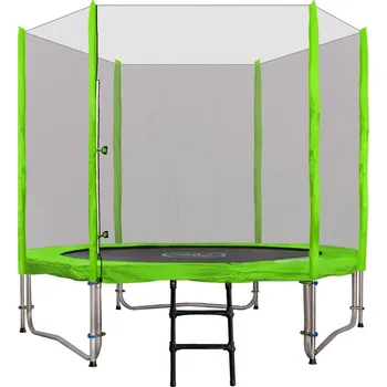 Trampolína HračkyZaDobréKačky Zahradní trampolína SKY 244 cm zelená