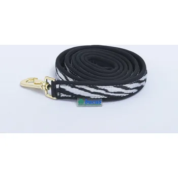 Vybavení pro koně Bucas Vodítko Dublin Bucas, 2 m, zebra/black