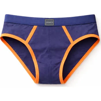 Boxerky Krátké Boxerky - modré s oranžovou Pánské velikosti: M