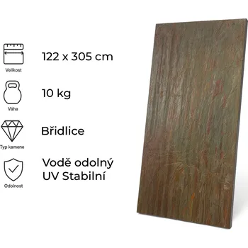 Obklad Windu Kamenná dýha, Forest Fire, 1220x3050 mm, 3,72 m2