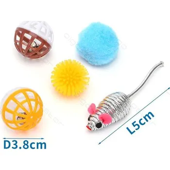 Hračka pro kočku Set hračiek pre mačku Nobleza - Mix 5 druhov