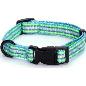 Obojek pro psa Obojek Nobleza Reflex Vintage pro psa S (š.1,5 cm x d.25-40 cm) Barva: Zelená