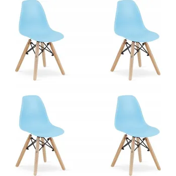 Jídelní židle Židle ZUBI - modré x 4