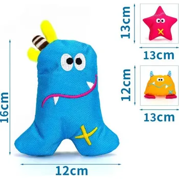 Hračka pro psa Odolná hračka Oxford Nobleza - Příšerka 16cm Barva: Modrá