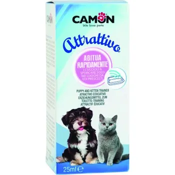 Kosmetika pro psa Výcvikové kapky do toalety Camon pro psy a kočky 25 ml