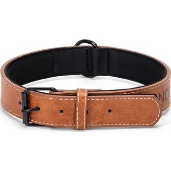 Obojek pro psa Obojek Nobleza s přezkou pro psa L (š. 3,4 cm x d. 68 cm) - 3 barvy Barva: Hnědá