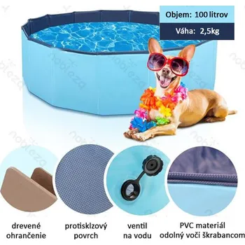 Hračka pro psa Bazén pro psa Nobleza S 100l 80x20 cm