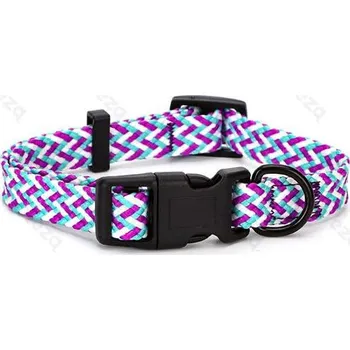 Obojek pro psa Obojek Nobleza proplétaný M (š. 2,0 cm x d. 30-51 cm) Barva: Fialová