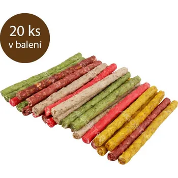 Pamlsek pro psa Tyčinky z drcenej kože Nobleza 12 cm 180 g