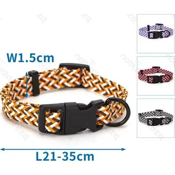 Obojek pro psa Obojek Nobleza proplétaný S (š. 1,5 cm x d. 21-35 cm) Barva: Červená