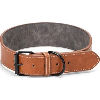 Obojek pro psa Obojek Nobleza s přezkou pro psa XL 78 cm - 3 barvy Barva: Hnědá, Velikost: XL