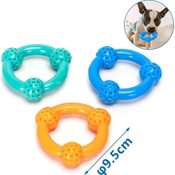 Hračka pro psa Hračka pro psa dentální kroužek Nobleza - 9,5 cm Barva: Oranžová