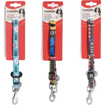 přepravka pro zvíře Bezpečnostní pás do auta pro zvířata Camon L Barva: Černá