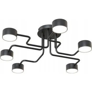 Emibig KURAGE 6 BL Závěsné svítidlo Ocel práškově lakovaná Černá 12W