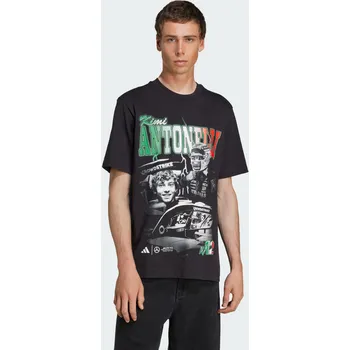 Pánské tričko ADIDAS Tričko Mercedes - AMG Petronas Formula One Team Kimi Antonelli Graphic S ČERNÁ