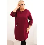 Dámské šaty 1965 Plus Size s kapsou 3/4…