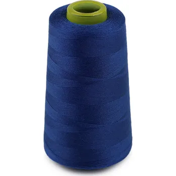 Nit Polyesterové nitě pro overlocky i klasické šití návin 3000 yards PES 40S/2 Varianta: 19 (548) modrá kobaltová, Balení: 1 ks